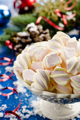 Christmas sweets marshmallow