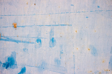 Obraz premium blue grunge background with rusty spots 