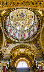Fototapeta premium St. Stephen Basilica dome, Hungary