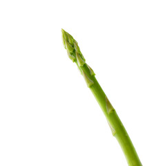 Naklejka premium Asparagus isolated on white, clipping path included