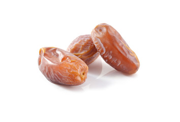 Dates isolated on white background