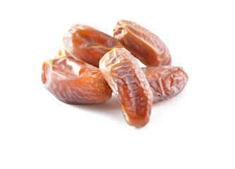 Dates isolated on white background
