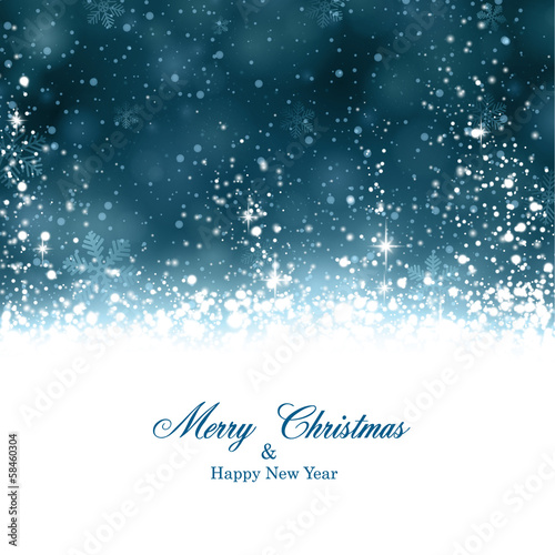 &quot;Christmas dark blue abstract background.&quot; Stock image and royalty-free