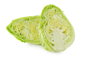 Obraz premium cabbage on white background