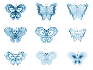 Virtual Fractal Butterflies