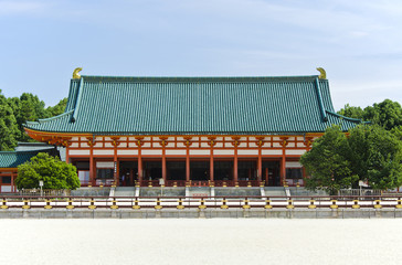 Fototapeta na wymiar Heian Shrine, Kyoto, Japan