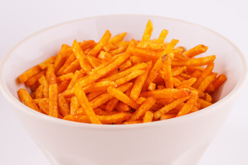 Potato chips in bowl