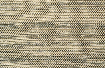 Fototapeta premium Gray knitted fabric