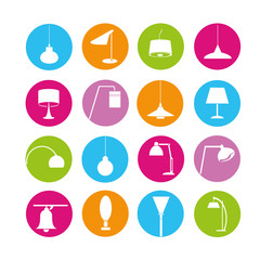 light lamp icons