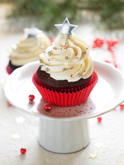 christmas cupcake
