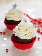 christmas cupcake