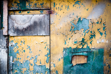 Grunge wall of the old house - obrazy, fototapety, plakaty