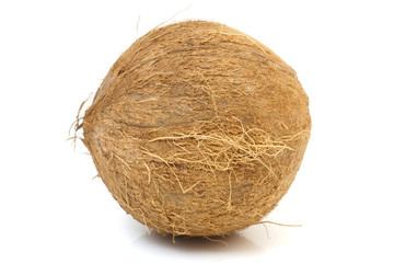 Coconut isolated on white
