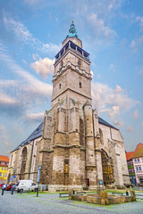 Fototapeta na wymiar church St. Bonifacius Bad Langensalza germany
