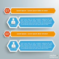 Long Hexagons Banner