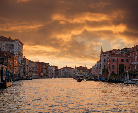 Grand Canal in Venice. Italy.