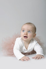 Fototapeta premium Baby Girl in tutu