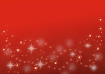 roter Hintergrund mit Sternen