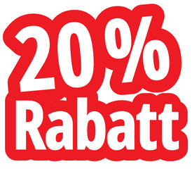 20 % Rabatt