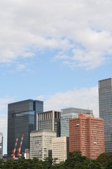 Obraz premium Tokyo office building