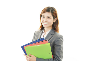 笑顔のビジネスウーマン