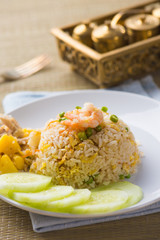 thai pinapple fried rice food