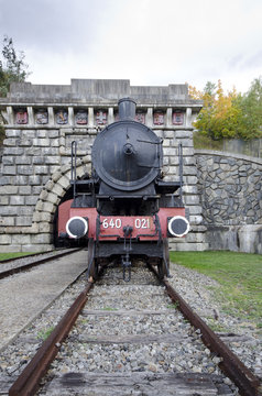 Old locomotive of Frejus