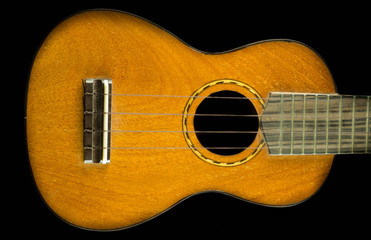 Ukulele acustic wooden.