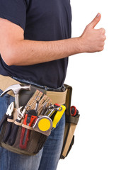 Fototapeta premium Blue collar worker.