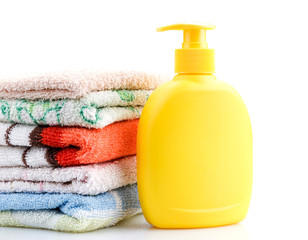 Towels and Soap Dispenser