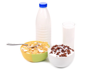 Cereal breakfast for kids.