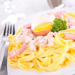 tagliatelle with egg