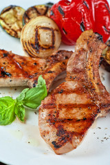 meat with vegetable