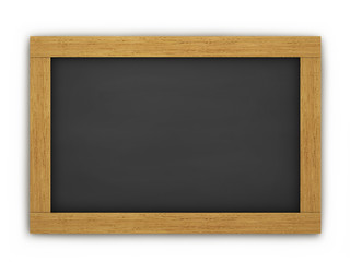 Fototapeta na wymiar Wooden Empty Chalkboard