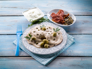 vitello tonnato - veal with tuna and capers