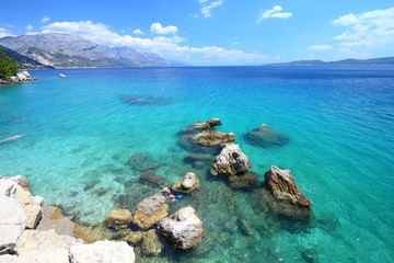 Croatia summer - coast in Marusici