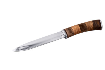 Knife isolated on white background.