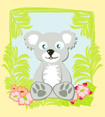 Illustration of Cute koala © diavolessa