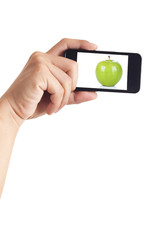 Businessman holding a tablet.