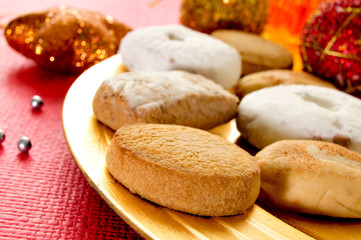 mantecados and polvorones, typical christmas sweets in Spain