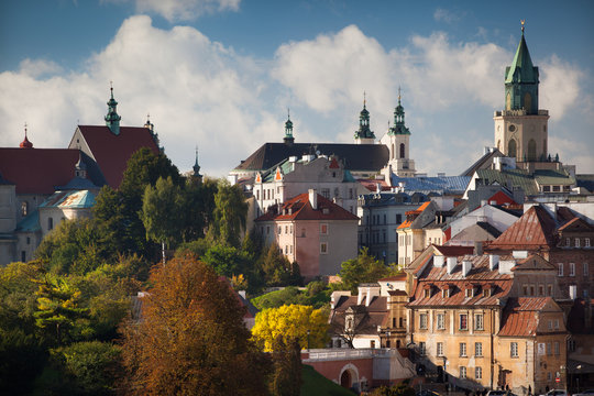 Lublin Old Town in the autumn © xkolba