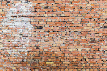 pattern of old historic brick wall