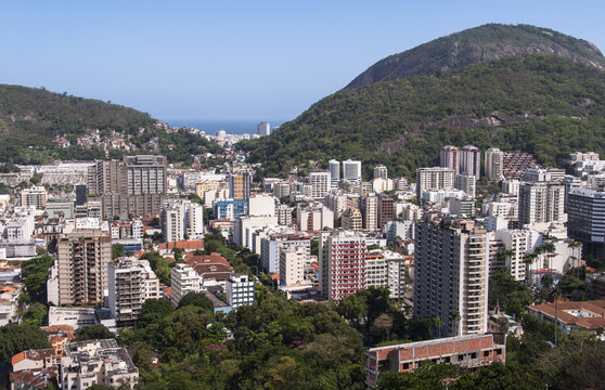 Aerial Rio de Janeiro Botafogo District