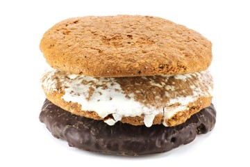 Nürnberger Lebkuchen isoliert auf weißem Hintergrund