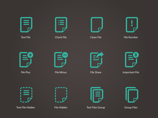 Notepad Document file and Note icons.