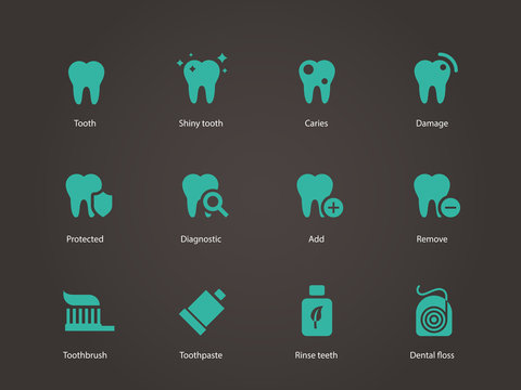 Teeth icons.