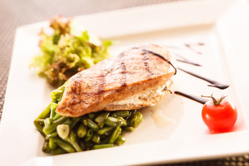 chicken breast with cheese