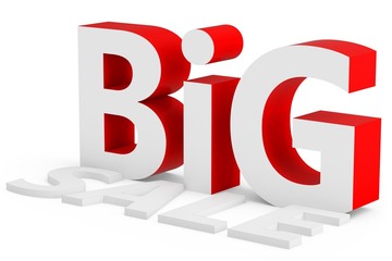 3d  big sale sign