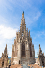 Fototapeta na wymiar Barcelona cathedral