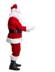 Santa Claus isolated on white.